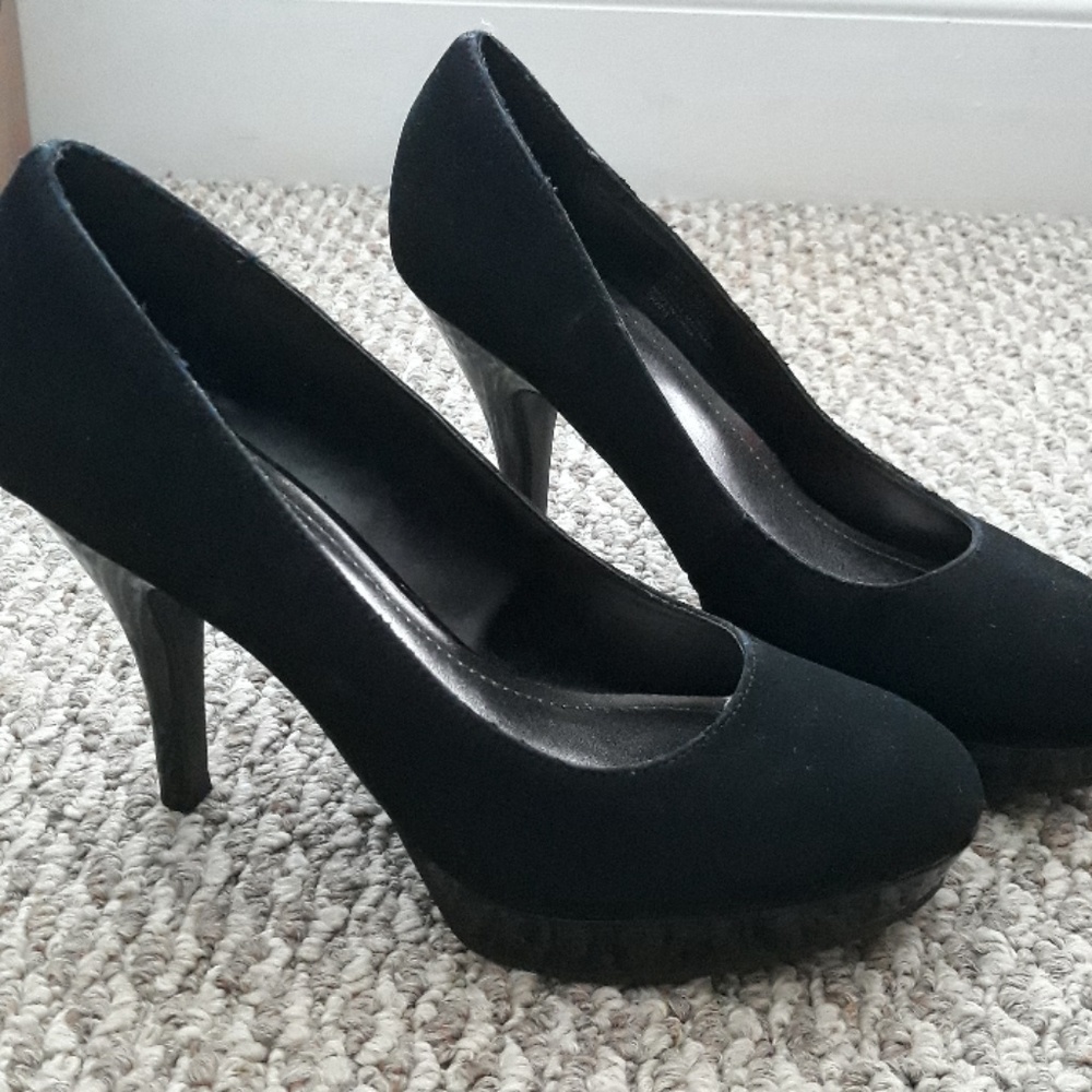 Black high heels